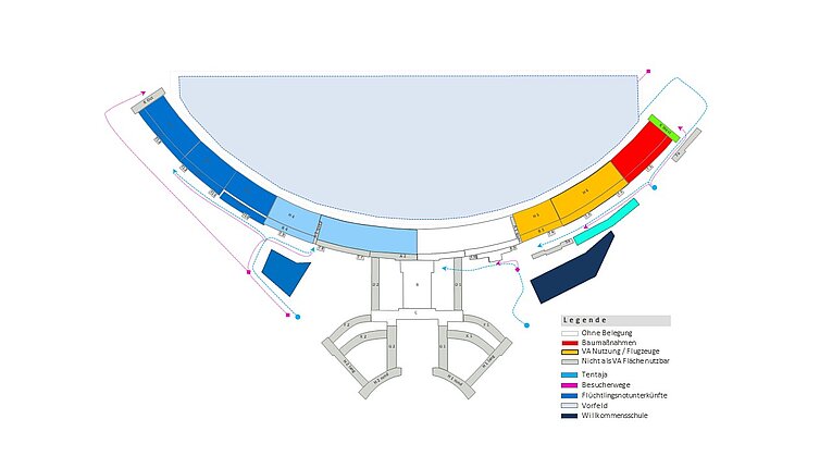 Nutzbare Flächen am Standort