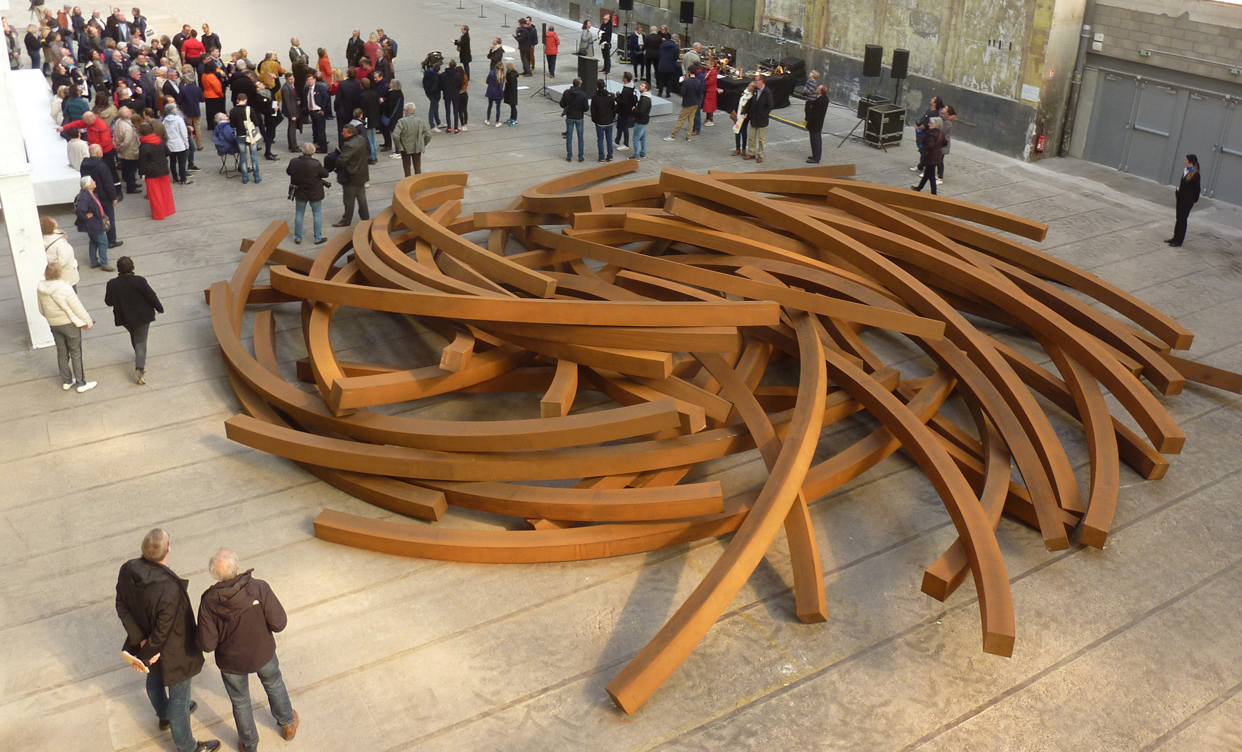 Kunstwerk von Bernar Venet